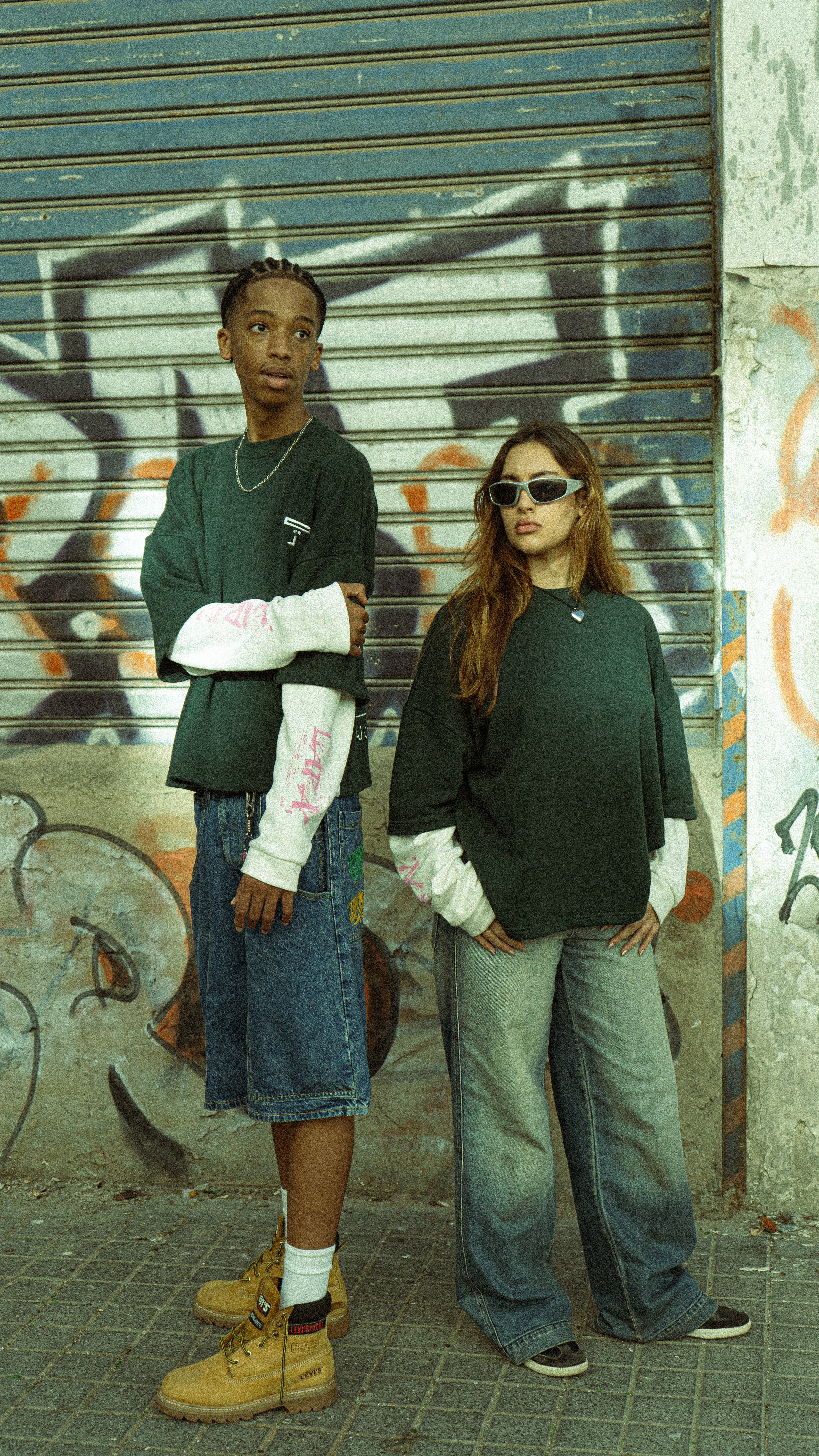 DOUBLE LAYERED T-SHIRT *LAPAY*